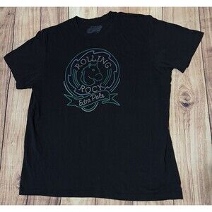 Rolling Rock Extra Pale Old Navy Collectabilitees T Shirt Size XL Neon Design